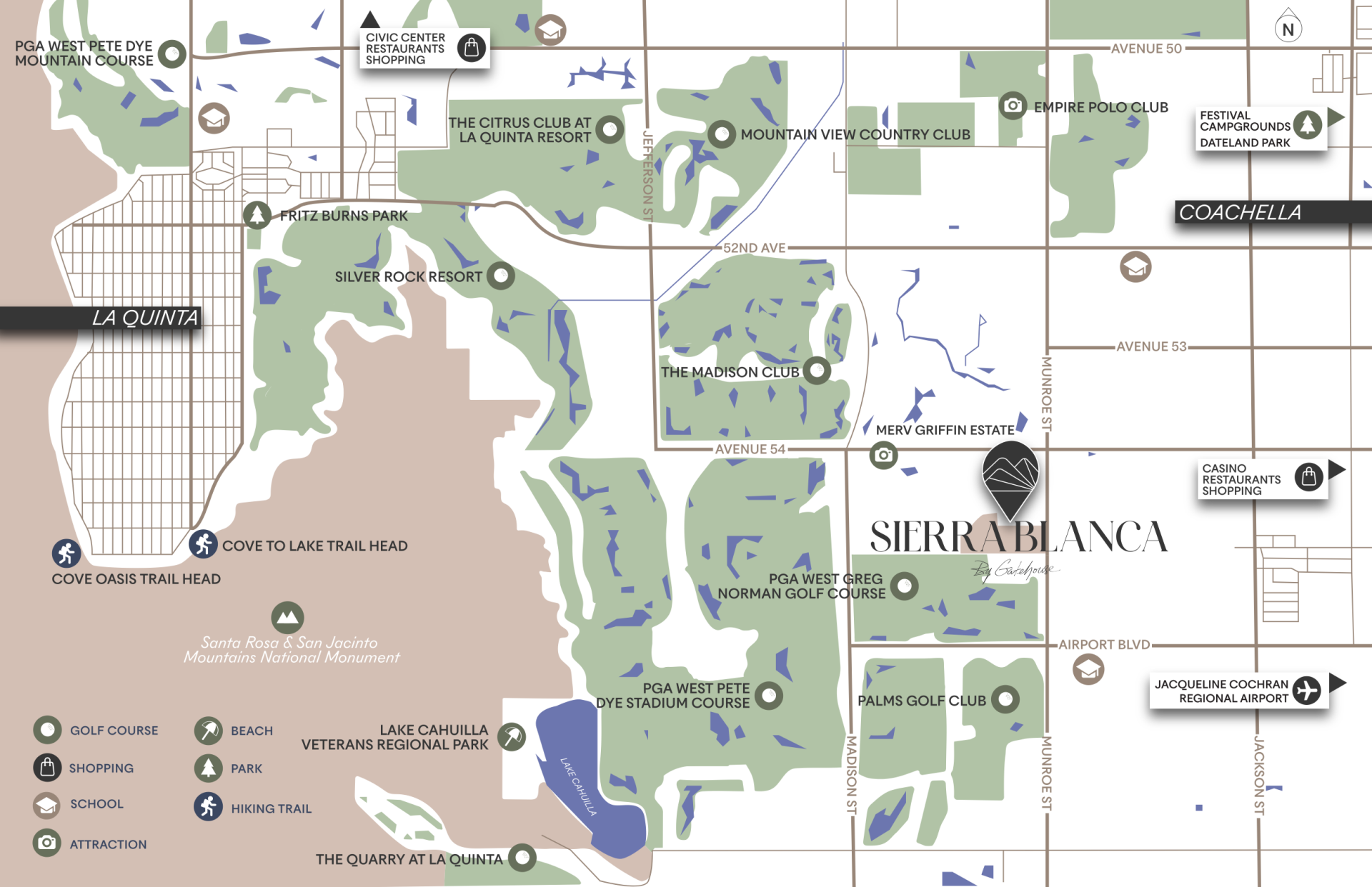 Sierra Blanca Map